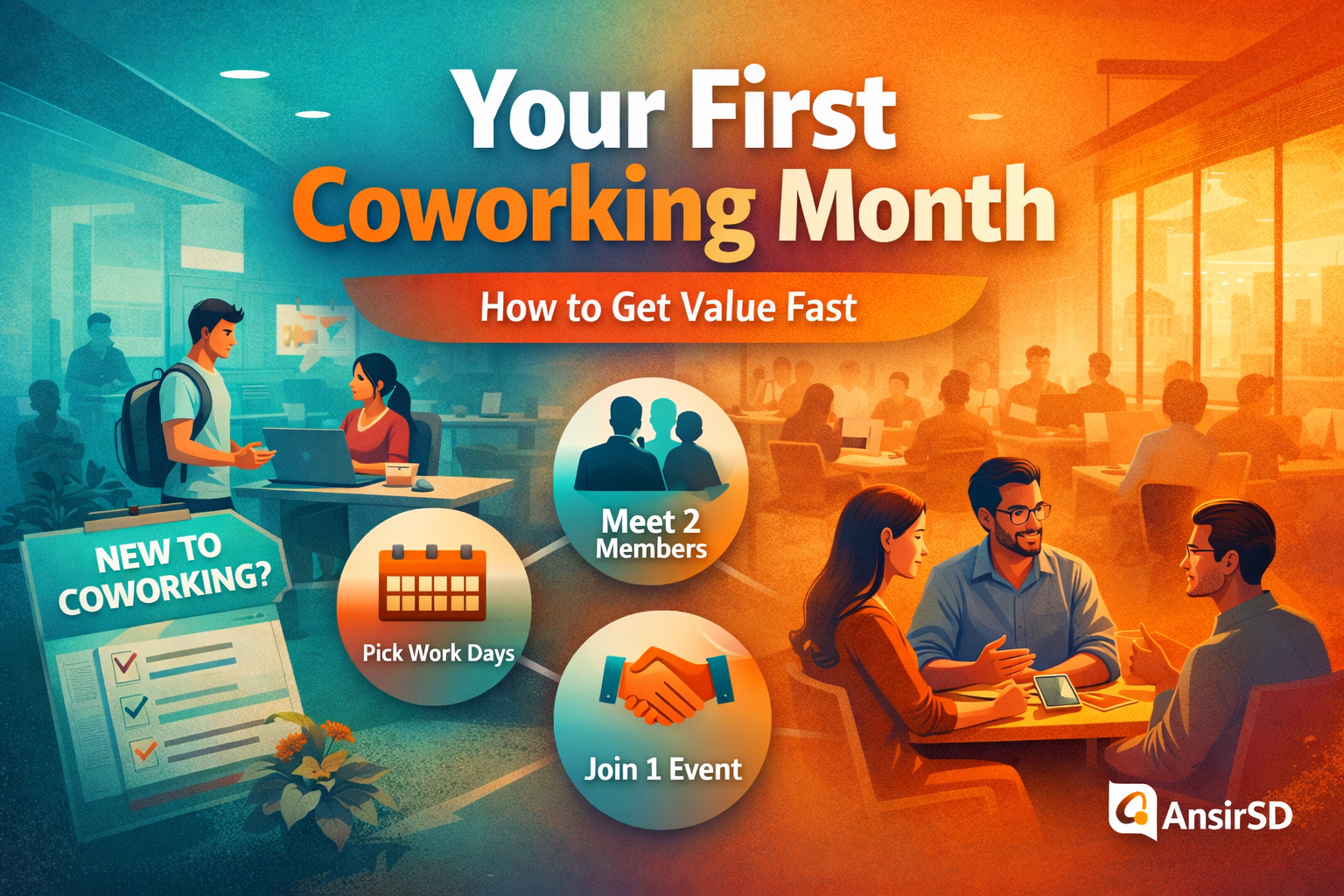 your first coworking month