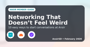 networking that doesn't feel weird