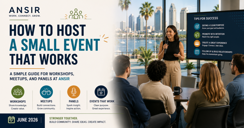 how to host a small event