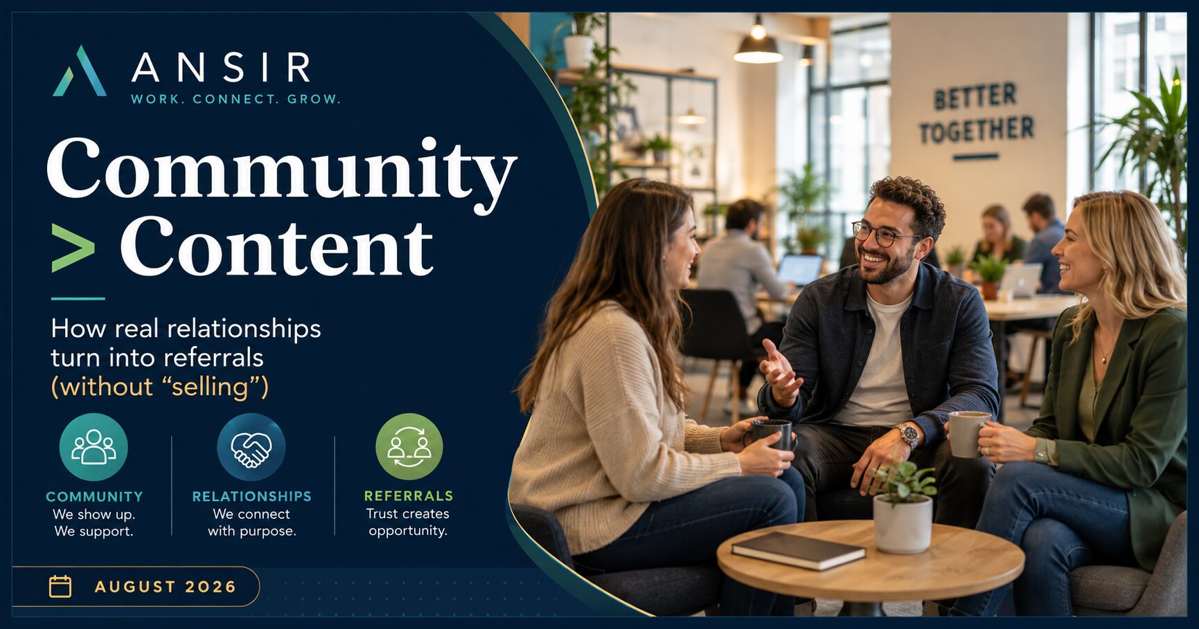 blog featured image about Community leads to content